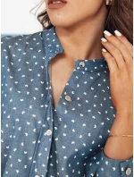 Dámská modrá košile PISAT FashionStreet DY0424