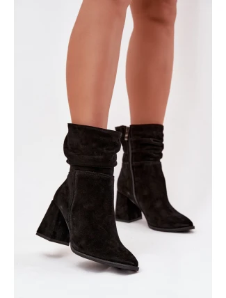 Boty na podpatku model 220193 Step in style Boty na podpatku model 220193 Step in style