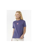 Tričko RIP CURL ICONS OF SURF RELAXED TEE, modré Tričko RIP CURL ICONS OF SURF RELAXED TEE, modré