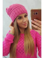 Dámská čepice Elora K336 tmavě růžová