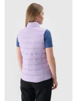 Dámský Bezrukávník Pevný S Límcem 4F Fialový 4FWAW24TVJAF139-52S Dámský Bezrukávník Pevný S Límcem 4F Fialový 4FWAW24TVJAF139-52S