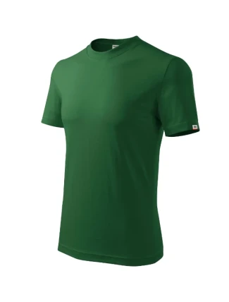 Base tričko unisex lahvově zelená 06 (brand label)