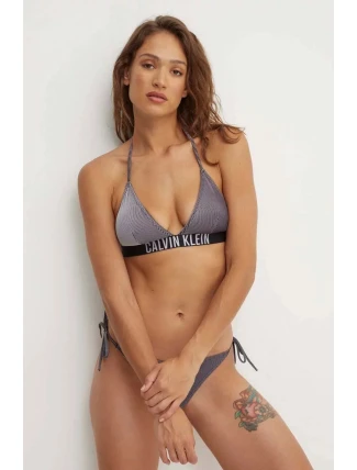 Dámská plavková podprsenka KW0KW02610 BEH černá - Calvin Klein Dámská plavková podprsenka KW0KW02610 BEH černá - Calvin Klein