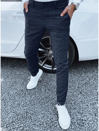 Pánské tmavě modré kalhoty FashionStreet UX4391