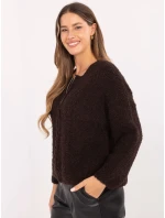 Jumper MI SW 3WB219.21 tmavě hnědý Jumper MI SW 3WB219.21 tmavě hnědý