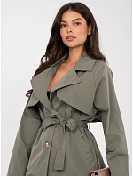 Kabát IT EN FL10069.65 khaki - FPrice Kabát IT EN FL10069.65 khaki - FPrice