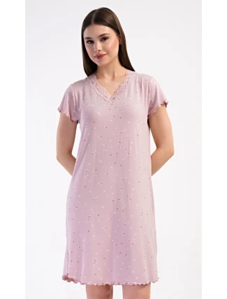 Dámská noční košile s krátkým rukávem Isabela Dámská noční košile s krátkým rukávem Isabela