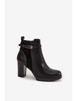 Boty na podpatku  model 221936 Step in style