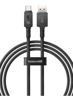 Baseus Nerozbitný kabel USB-USB C 100m 1m (černý)