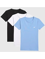 Dámské tričko (SET 3 triček) 4F 4FWMM00TTSHF3306-10S-20S-56S