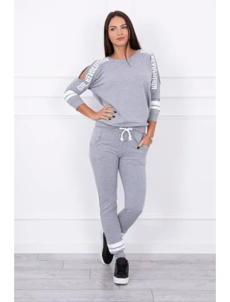 Dívka Revolution šedá sada Dívka Revolution šedá sada