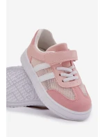 Dětské tenisky na suchý zip růžové Sepovia