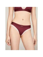 Dámské kalhotky BIKINI UW0UW04813 VLP vínové - Tommy Hilfiger Dámské kalhotky BIKINI UW0UW04813 VLP vínové - Tommy Hilfiger