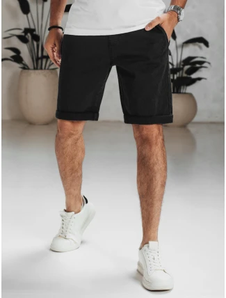 Pánské džínové šortky černé FashionStreet SX2547