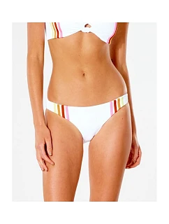 DOL-BIKINI RIP CURL Wave Shapers Stripe Good - bílý