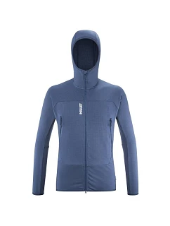 Bunda MILLET M Fusion Grid Hoodie, tmavě modrá