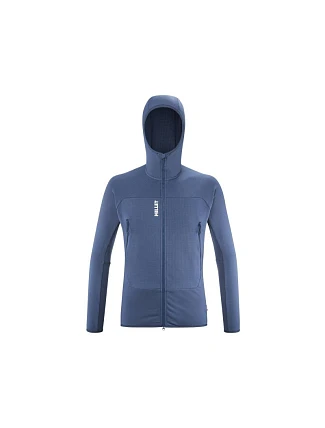 Bunda MILLET M Fusion Grid Hoodie, tmavě modrá Bunda MILLET M Fusion Grid Hoodie, tmavě modrá