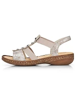 Dámské pohodlné nazouvací sandály Rieker 62850-90 Dámské pohodlné nazouvací sandály Rieker 62850-90