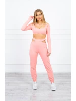 Souprava s halenkou meruňková Souprava s halenkou meruňková