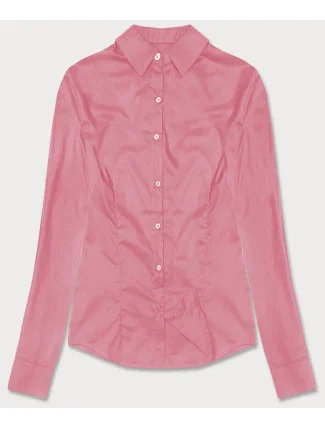 Světle růžová klasická dámská košile (HH039-25) Světle růžová klasická dámská košile (HH039-25)