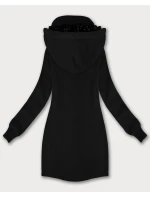 Černá dámská mikina s kapucí a se stojáčkem LHD (AMG-171)