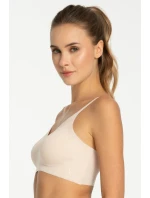 Julimex Simple Bra Top barva:béžová Julimex Simple Bra Top barva:béžová