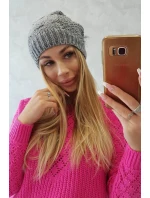 Sandra K210 tmavě šedá fleecová čepice Sandra K210 tmavě šedá fleecová čepice