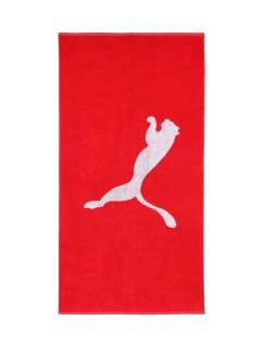 Puma Team Towel Large 70x140 červená 54552 02