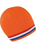 Result Headwear R 368X Pletená čepice s kontrastními pruhy 28.368X orange/red-white-blue Result Headwear R 368X Pletená čepice s kontrastními pruhy 28.368X orange/red-white-blue