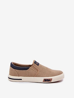 Pánské tenisky Slip On Lee Cooper LCW-26-02-4089 Béžové