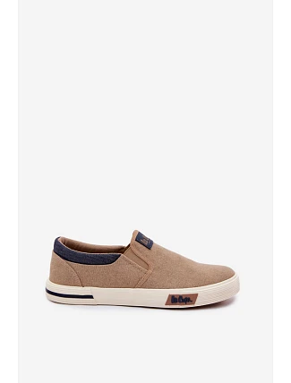 Pánské tenisky Slip On Lee Cooper LCW-26-02-4089 Béžové