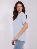 Tričko D12022M02842A světle modré