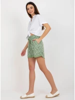 Šortky D73770M62233KB pistácie