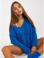 Dámský svetr TW SW BI M903 tmavě modrý Dámský svetr TW SW BI M903 tmavě modrý