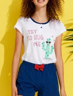 Dámské krátké pyžamo FA6712PB - Noidinotte