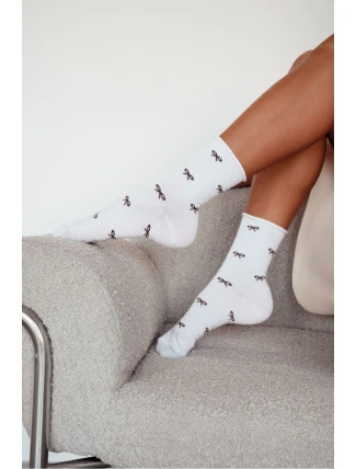 Dámské ponožky bez tlaku Malé mašle 0200.209