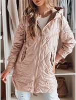 Dámská prošívaná přechodová bunda LIVIANA růžová FashionStreet TY4806