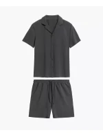 Atlantic BNMP-003 pyžamo kr/r S-2XL pánské pyžamo na zip Atlantic BNMP-003 pyžamo kr/r S-2XL pánské pyžamo na zip