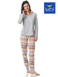 Klíč LNS 458 B23 Flanel S-XL dámské pyžamo