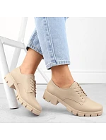 M.Daszynski W SAN33C béžové polobotky