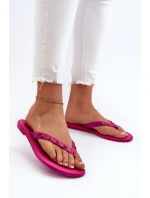 Ploché Elastické Dámské Žabky Japonky ZAXY JJ285252 Fuksie
