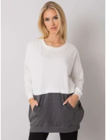 Halenka RV BL 7197.89P bílá šedá