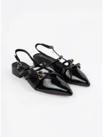 Praktické  lodičky černé dámské Obcas