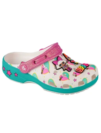 Crocs LOL Surprise Diva Girls Classic Clog Jr dřeváky 209466-100 Crocs LOL Surprise Diva Girls Classic Clog Jr dřeváky 209466-100