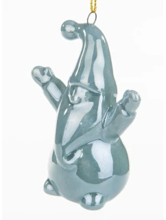 Vánoční Santa Claus CERAMIC BOMBLE 7,8 cm 1 ks