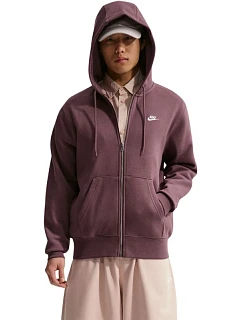 Pánská mikina Nike Club BB FZ Hoodie, hnědá, FN3861 502