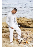 Fruit of the Loom Classic Elasticated Jog Pants Tepláky 16.4026 white Fruit of the Loom Classic Elasticated Jog Pants Tepláky 16.4026 white