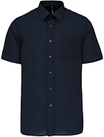 Kariban K 551 Popelínová košile "Ace" s krátkým rukávem 20.K551 navy Kariban K 551 Popelínová košile "Ace" s krátkým rukávem 20.K551 navy