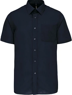 Kariban K 551 Popelínová košile "Ace" s krátkým rukávem 20.K551 navy