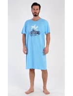 Pánská noční košile s krátkým rukávem Samuel